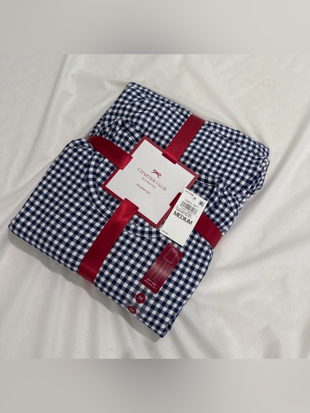 💙 Charter Club Soft Knit Pajama Set – Size Medium 💙